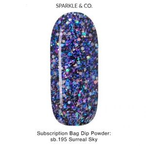 Sparkle & Co Nail Dip Powder in Surreal Sky